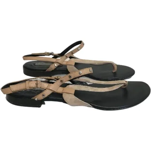 Pre-owned Leather sandals , female, Sizes: 5 UK - Balenciaga Vintage - Modalova