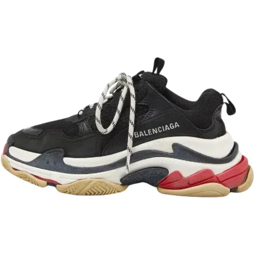 Pre-owned Leather sneakers , female, Sizes: 4 UK - Balenciaga Vintage - Modalova