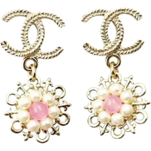 Pre-owned Pearl earrings , female, Sizes: ONE SIZE - Chanel Vintage - Modalova