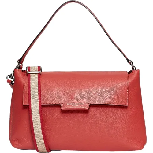 Womens Bags Shoulder Bag Rosso Noos , female, Sizes: ONE SIZE - Gianni Chiarini - Modalova