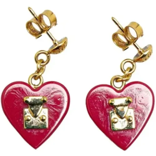 Pre-owned Jewellery, female, , Size: ONE SIZE Pre-owned Metal earrings - Louis Vuitton Vintage - Modalova