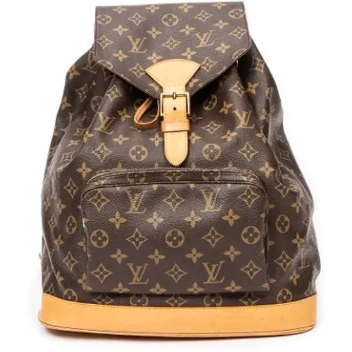 Pre-owned Backpacks, female, , Size: ONE SIZE Pre-owned Canvas backpacks - Louis Vuitton Vintage - Modalova