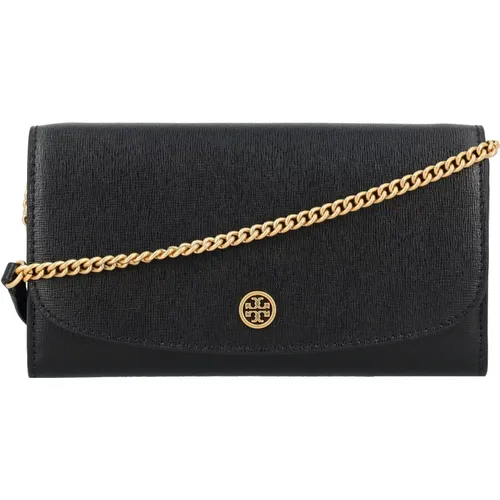 Schwarze Robinson Chain Wallet Accessoires - TORY BURCH - Modalova