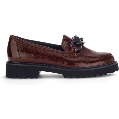 Bordeaux Patent Loafers , Damen, Größe: 38 EU - Gabor - Modalova