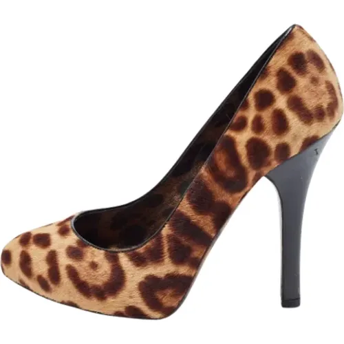 Pre-owned Fabric heels , female, Sizes: 4 1/2 UK - Dolce & Gabbana Pre-owned - Modalova