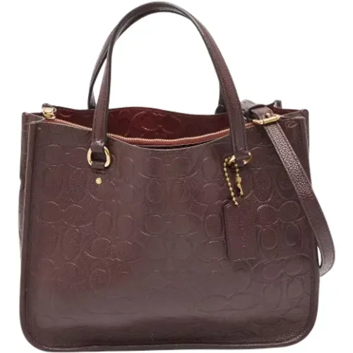 Pre-owned Tote Bags, female, , Size: ONE SIZE Pre-owned Leather totes - Coach Pre-owned - Modalova