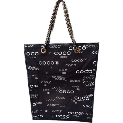 Pre-owned Tote Bags, female, , Size: ONE SIZE Pre-owned Canvas chanel-bags - Chanel Vintage - Modalova