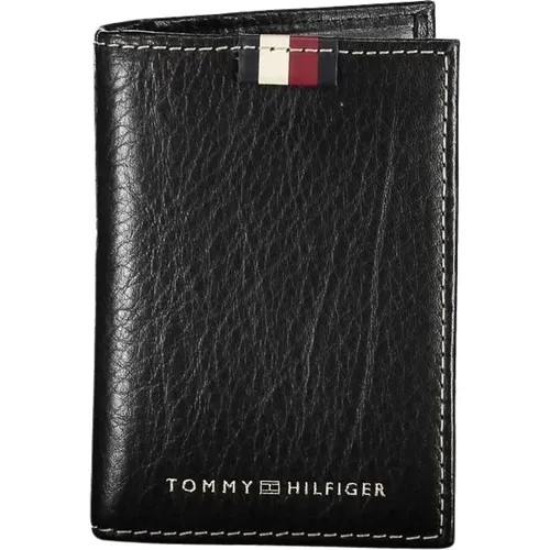 Wallets & Cardholders, male, , Size: ONE SIZE Leather Wallet - Tommy Hilfiger - Modalova