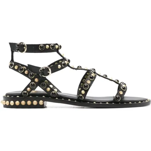 Studded Leather Sandals , female, Sizes: 7 UK - Ash - Modalova