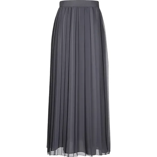 Maxi Skirts, female, , Size: 2XS Pleated Long Skirt - Eleventy - Modalova