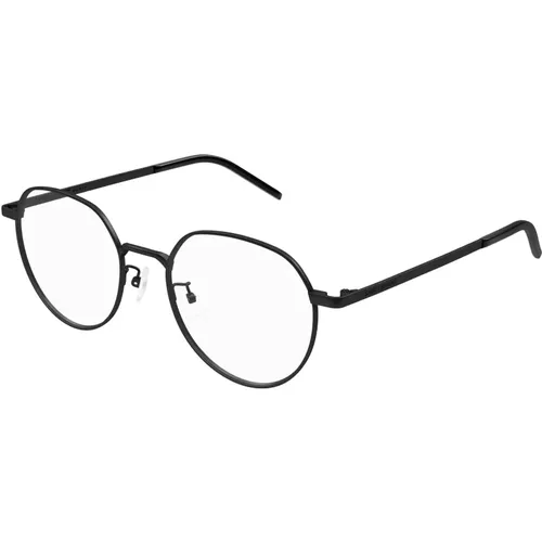 Schwarze Brillenrahmen SL 647/F , unisex, Größe: 52 MM - Saint Laurent - Modalova