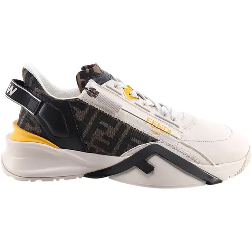 Flow Leder Sneakers Fendi - Fendi - Modalova