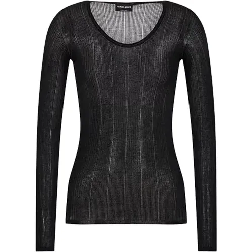 Uc99 Pullover , Damen, Größe: S - Giorgio Armani - Modalova