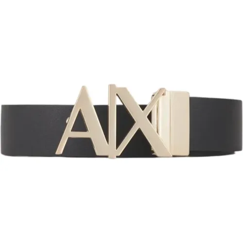 Reversible Leather Belt , male, Sizes: L - Armani Exchange - Modalova