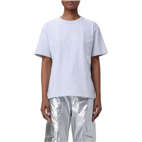 T-Shirts, female, , Size: M Classic Short Sleeve Comfortable Basic Tee - T by Alexander Wang - Modalova