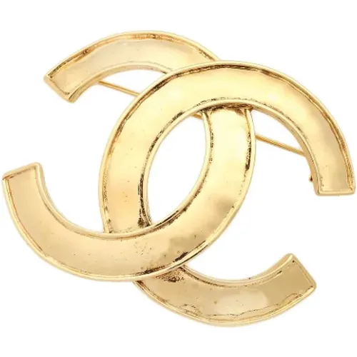 Pre-owned Jewellery, female, , Size: ONE SIZE Pre-owned Metal brooches - Chanel Vintage - Modalova