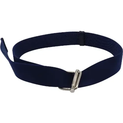 Pre-owned Belts, female, , Size: ONE SIZE Pre-owned Canvas belts - Miu Miu Pre-owned - Modalova