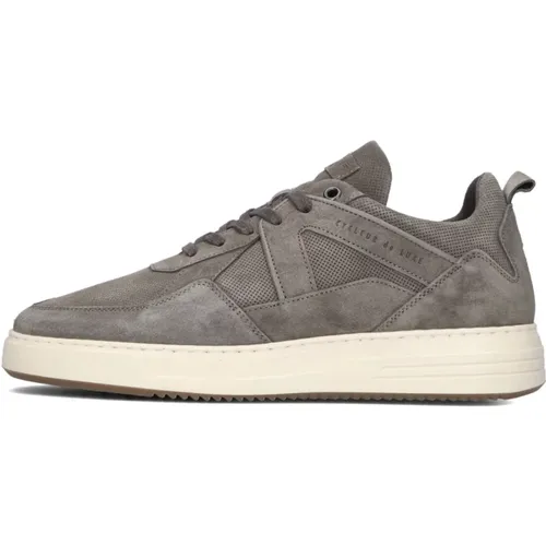 Herren Low Sneakers Piste Grau , Herren, Größe: 43 EU - Cycleur de Luxe - Modalova