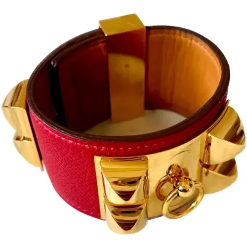 Pre-owned Jewellery, female, , Size: ONE SIZE Pre-owned Leather bracelets - Hermès Vintage - Modalova