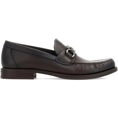 Loafers, male, , Size: 7 US Gancini Loafers - Salvatore Ferragamo - Modalova