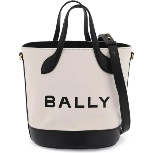 Canvas Bucket Tasche mit Logo-Print - Bally - Modalova