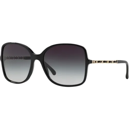 Schwarze Sonnenbrille mit Originalzubehör,CH5210Q 1663S6 Sunglasses - Chanel - Modalova