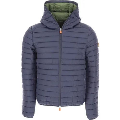 Blaue Ss23 Leichte Daunenjacke , Herren, Größe: 5XL - Save The Duck - Modalova