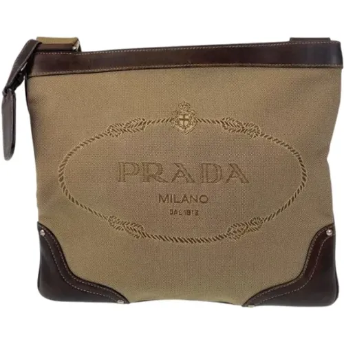 Pre-owned Canvas prada-bags , female, Sizes: ONE SIZE - Prada Vintage - Modalova