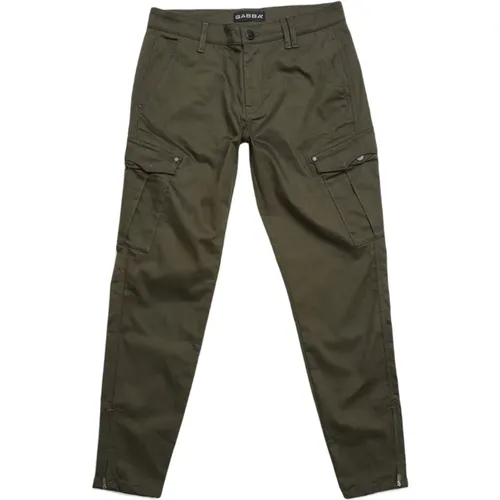 Army Cargo Pants with Side Pockets , male, Sizes: 2XL, S, M, XL, L - Gabba - Modalova