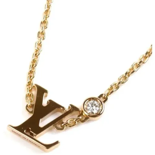 Pre-owned Jewellery, female, , Size: ONE SIZE Pre-owned Rose Gold necklaces - Louis Vuitton Vintage - Modalova