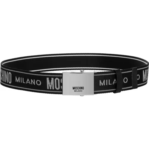 Logo Belt , male, Sizes: S, M, L - Moschino - Modalova
