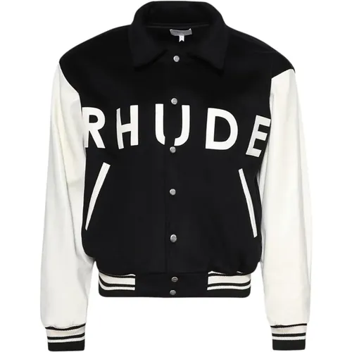 Bomber Jackets, male, , Size: L College Jacket - Rhude - Modalova