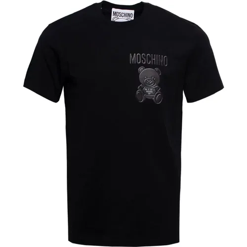Teddy Bear Cotton T-Shirt , male, Sizes: L, M, S, XL - Moschino - Modalova