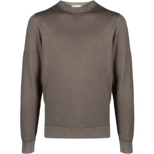 Italian Wool Crew-Neck Knitwear , male, Sizes: M, 2XL - Jacob Cohën - Modalova