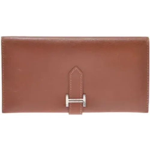 Pre-owned Wallets, female, , Size: ONE SIZE Pre-owned Leather wallets - Hermès Vintage - Modalova