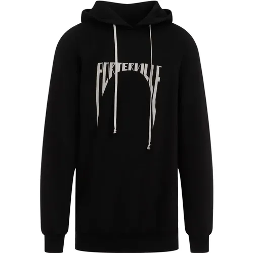 Schwarze Perle Hoodie , Herren, Größe: M - Rick Owens - Modalova