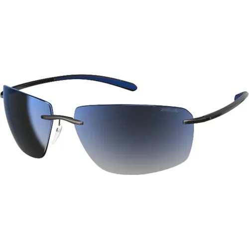 Sunglasses, unisex, , Size: 64 MM Biscayne BAY 8727 Sunglasses Grey Ocean - Silhouette - Modalova