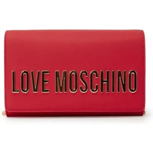 Cross Body Bags, female, , Size: ONE SIZE Faux Leather Handbag Spring/Summer Collection - Love Moschino - Modalova