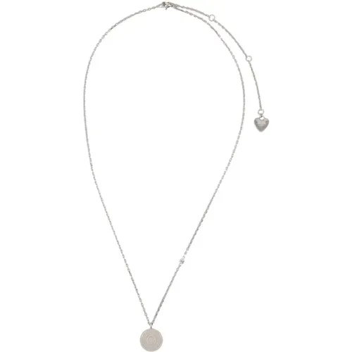 Necklaces, female, , Size: ONE SIZE Rivet Denim Necklace - Silver Brass - Acne Studios - Modalova