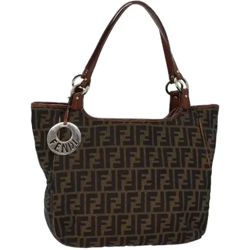 Pre-owned Tote Bags, female, , Size: ONE SIZE Pre-owned Canvas fendi-bags - Fendi Vintage - Modalova