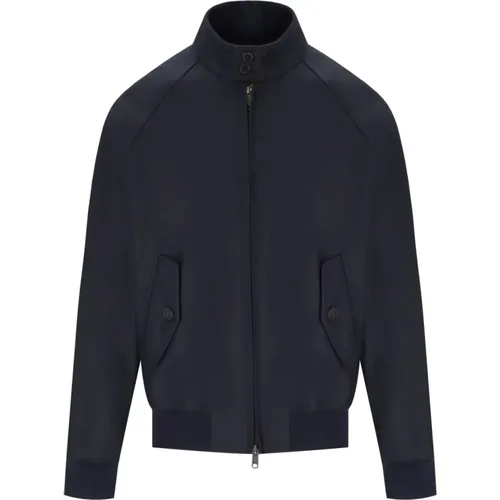 Melton Tiefblaue Bomberjacke - Baracuta - Modalova