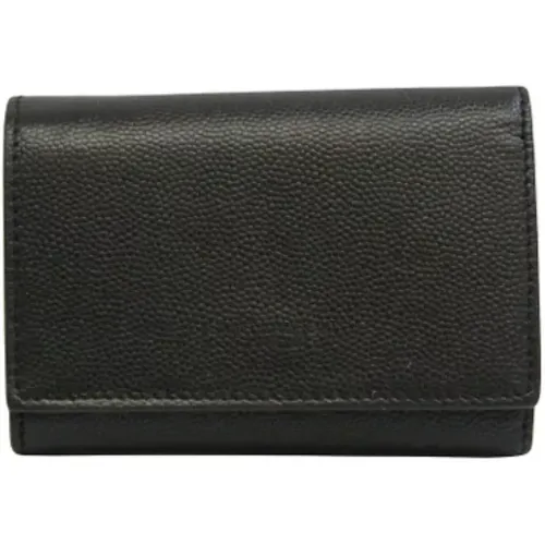 Pre-owned Accessories, unisex, , Size: ONE SIZE Pre-owned Leather wallets - Yves Saint Laurent Vintage - Modalova