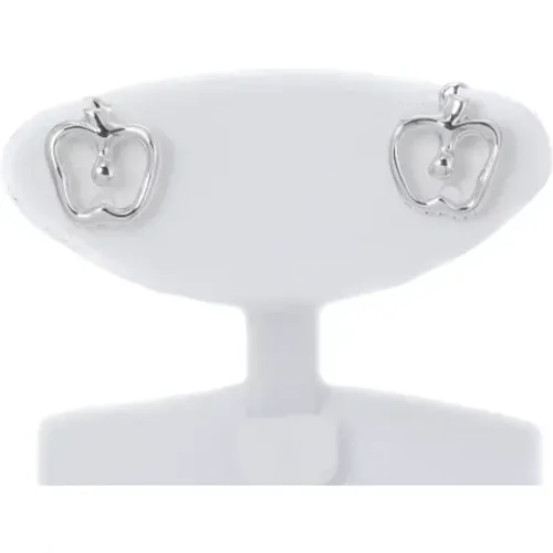 Pre-owned Jewellery, female, , Size: ONE SIZE Pre-owned Silver earrings - Tiffany & Co. Pre-owned - Modalova