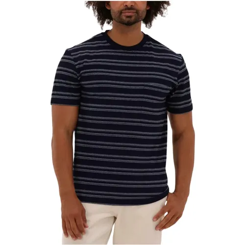Herren Polo & T-Shirts Curve Stripe Tee - Anerkjendt - Modalova