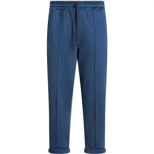 Blaue Sweatpants mit ETRO-Logo Etro - ETRO - Modalova