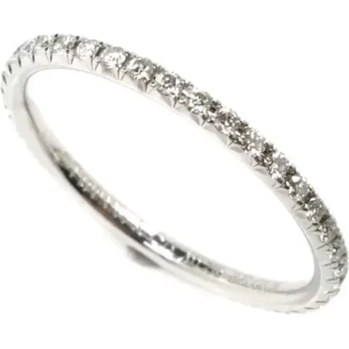 Pre-owned Jewellery, female, , Size: ONE SIZE Pre-owned Silver rings - Tiffany & Co. Pre-owned - Modalova