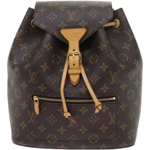 Pre-owned Backpacks, female, , Size: ONE SIZE Pre-owned Canvas backpacks - Louis Vuitton Vintage - Modalova