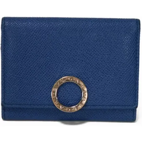 Pre-owned Wallets, female, , Size: ONE SIZE Pre-owned Leather wallets - Bvlgari Vintage - Modalova