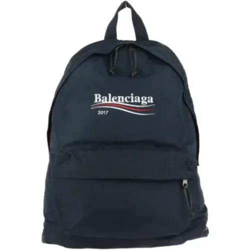 Pre-owned Backpacks, female, , Size: ONE SIZE Pre-owned Nylon shoulder-bags - Balenciaga Vintage - Modalova