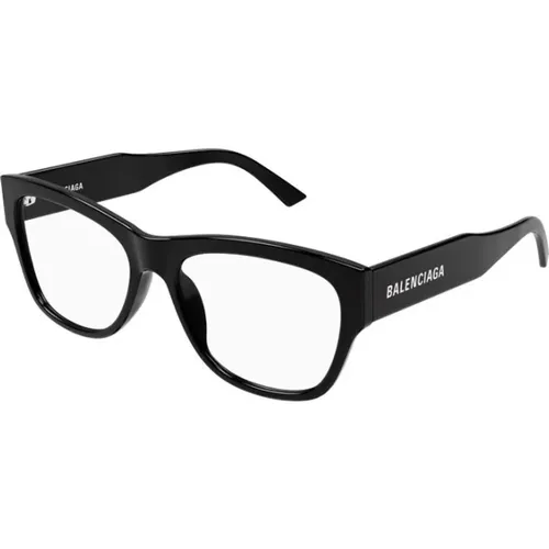 Stilvolle Schwarze Brille für moderne Frau , Damen, Größe: 54 MM - Balenciaga - Modalova